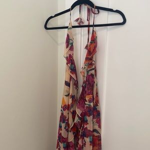 Misa floral wrap dress